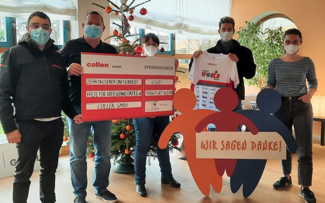Many Thanks nach Irland: Tolle Spende der Collen GmbH